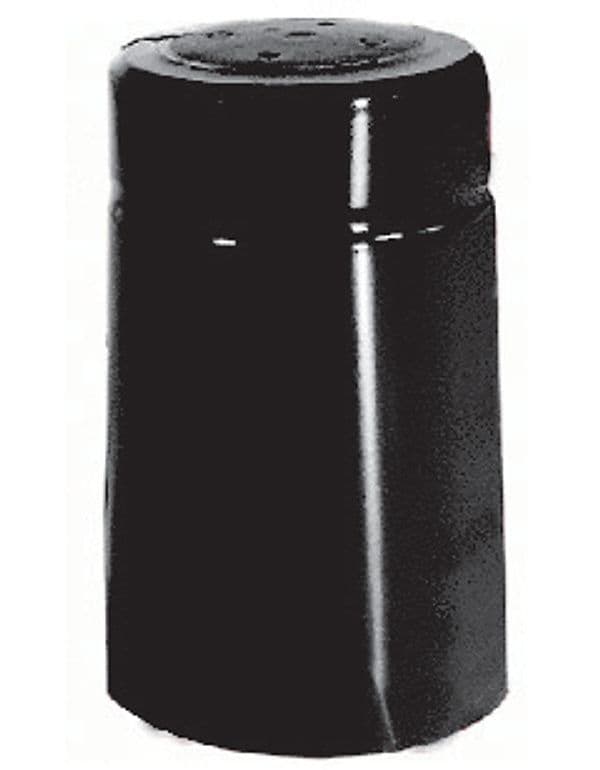 Capsula Termoretraibile PVC D 31 x 55 Nero 100 Pezzi - 2