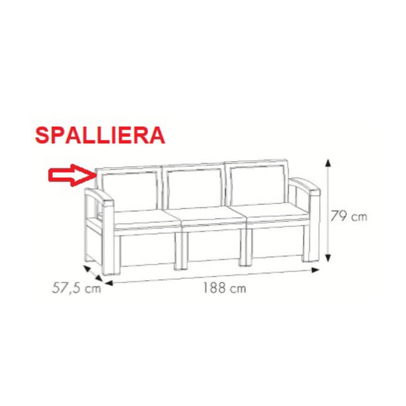 Spalliera C x Salotto Resinanebraska 3BI - 2