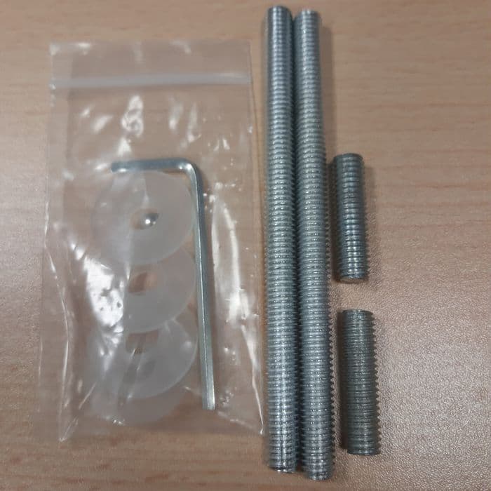 Maniglione INOX Satinato ART.KD30 MM.300 Accessori Montaggio - 2