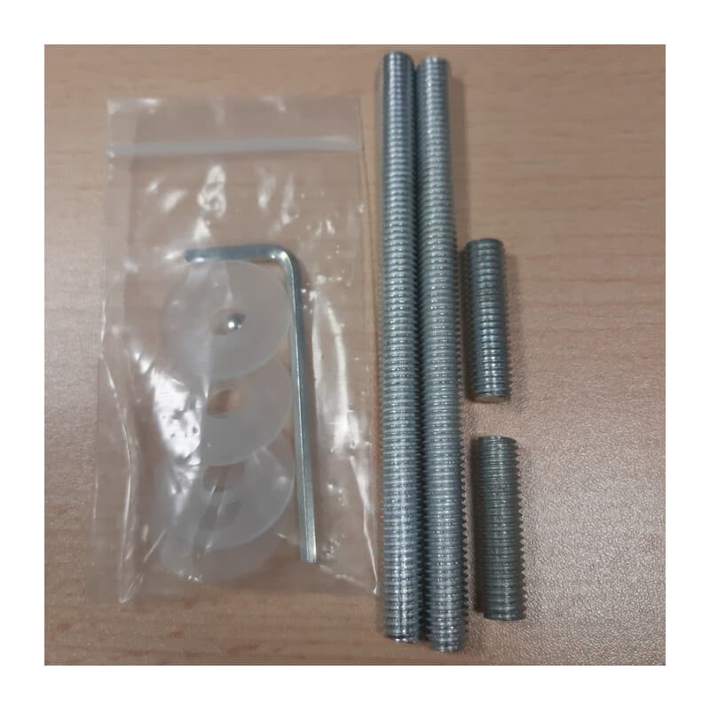 Maniglione INOX Satinato ART.KD30 MM.300 Accessori Montaggio - 2