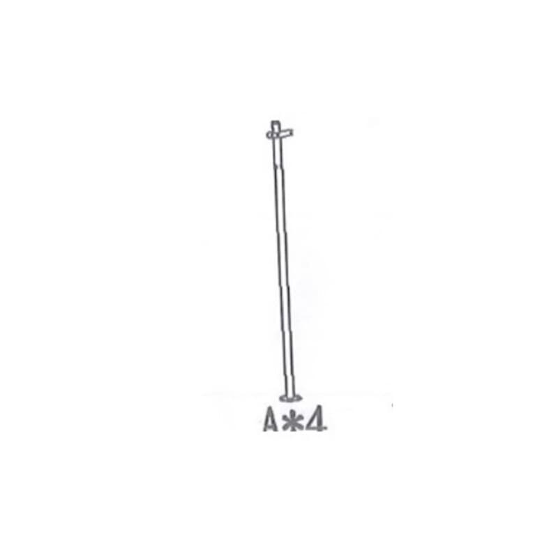 Palo a x Gazebo in Acciaioonda MT.3,5 x 3,5 JDG077 1 - 2