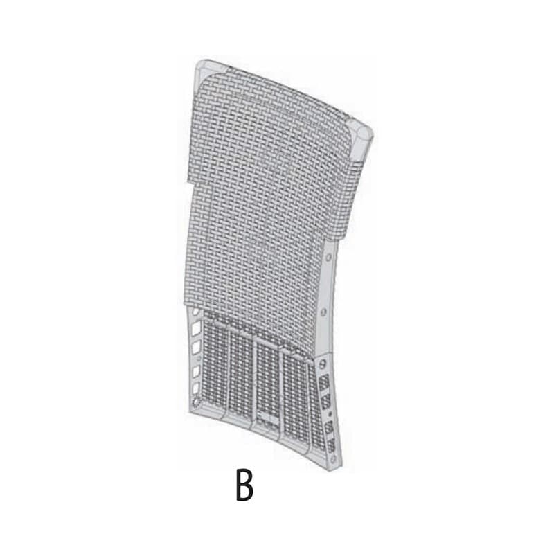 R SCHIENALE B X ALLIBERT/KETER SET IOWA BALCONY CAPPUCC.- 1,0 pz