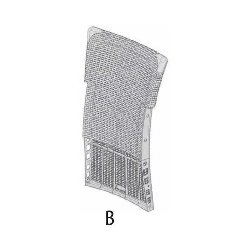 Schienale B x Allibert Keter Set Iowa Balcony Cappucc - 2