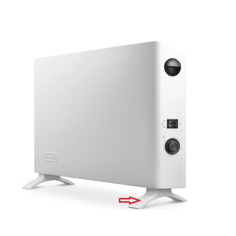 Piedino x Termoconvettore Delonghi a Pavim. HSX2320F - 2