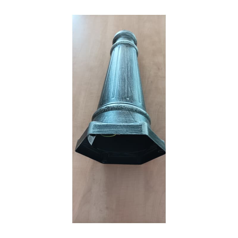 Ricambio Base per Lampione New York H 200 cm a 2 Luci Grigio - 2