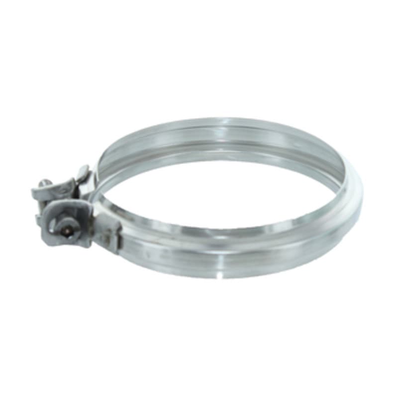 Fascetta Giunzione INOX AISI 304 per Pellet 8 cm 20 Pezzi - 2