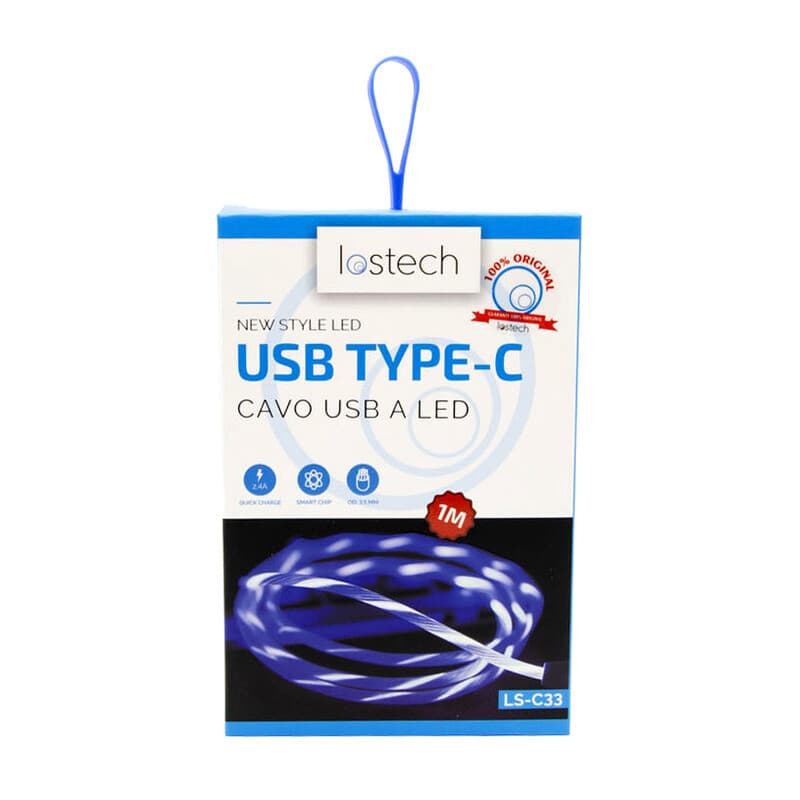 *cavo LED Type C Carica Rapida 100 cm - 2