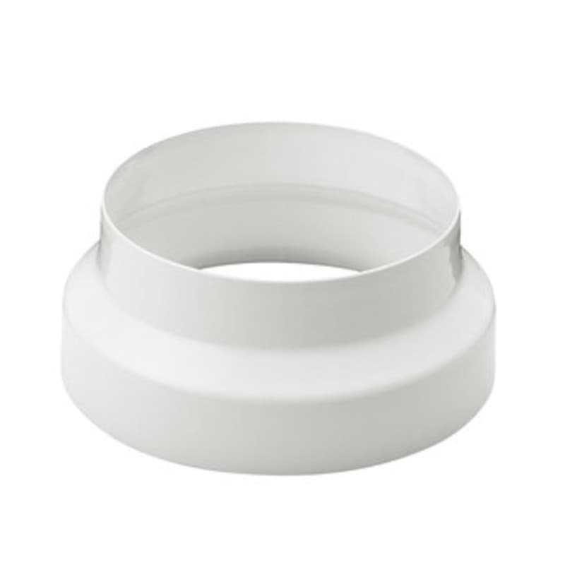 Tubo di Stufa Ø 13 x 12 cm Bianco Riduzione - 2