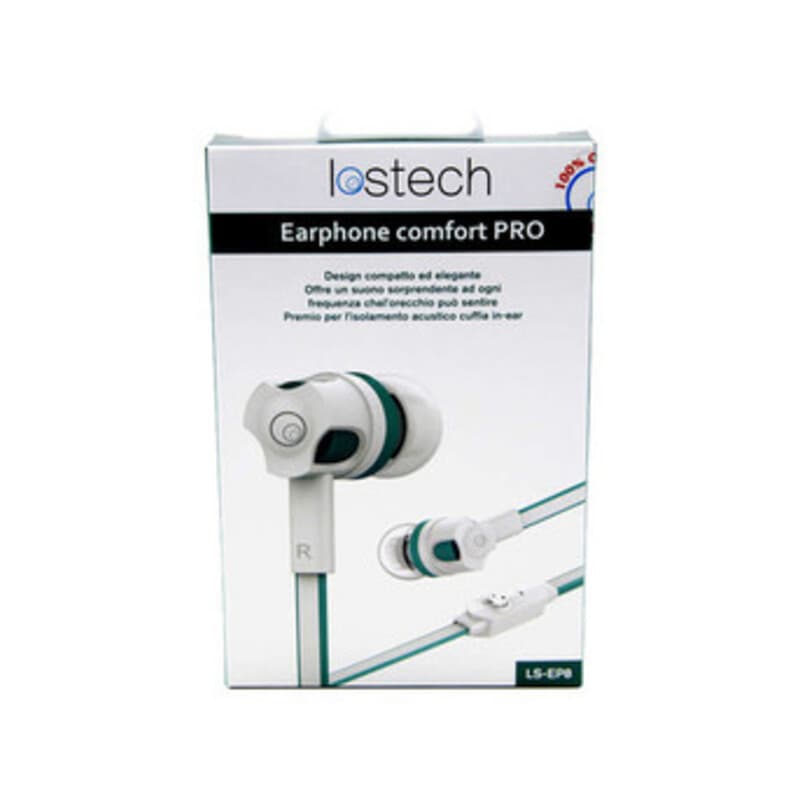 Earphone Comfort Hq con Microf e Puls 120 cm White - 2