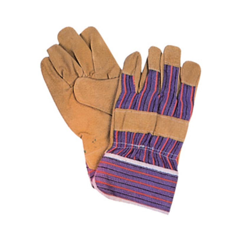 Guanti da Lavoro Pelle Tela MOD.88PBS Pl 6 Pezzi - 2