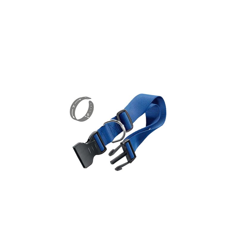 Collare Reg. in Nylon Blu MM.10 x 20 x 30 Zoov - 2