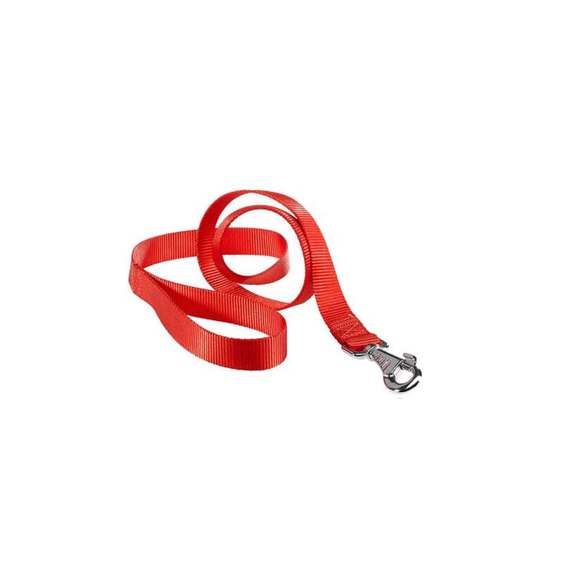 Zoov Guinzaglio in Nylon Rosso MM.25XCM.120 - 2
