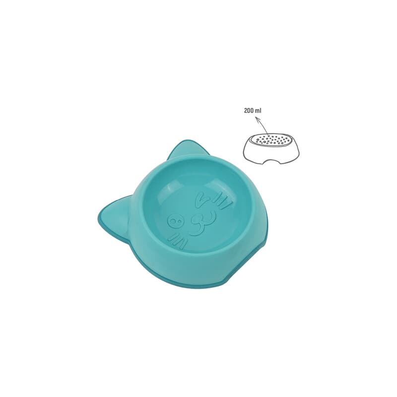 Ciotola in Plastica per Gatti Verde Zoov - 2