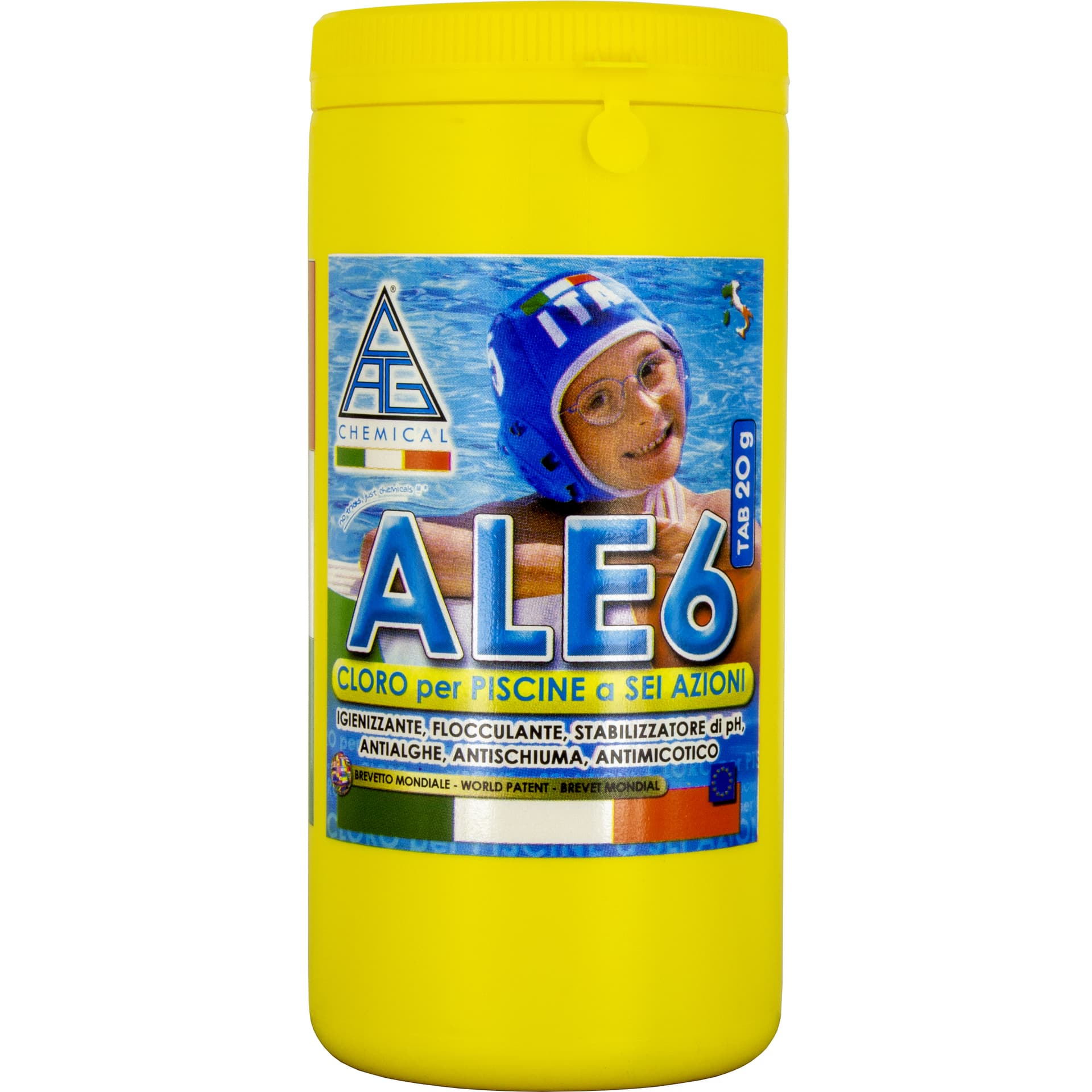 Cloro per Piscina Pastigl 20 g 6 Funz ALE6 1 kg - 2