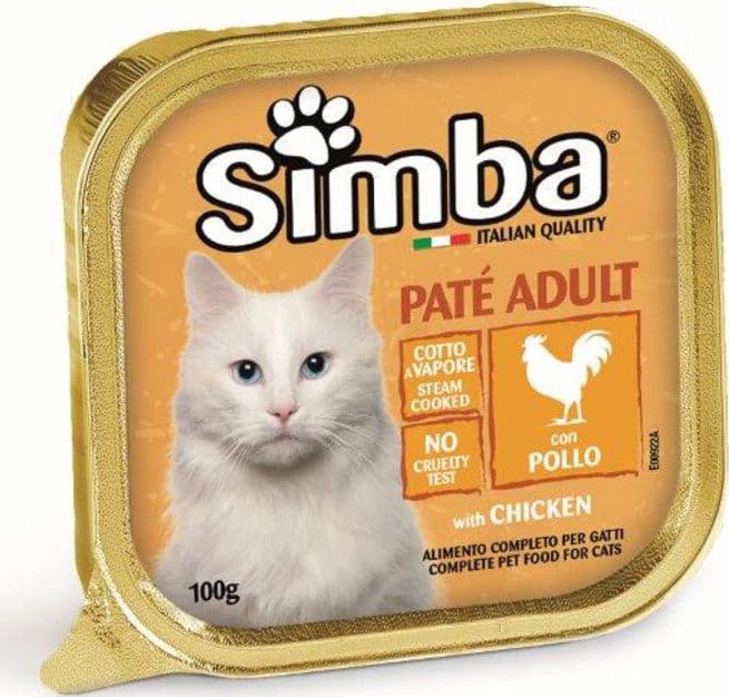 Cibo Gatto Monge Simba 100 g Pate Vsc Pollo 32 Pezzi - 2