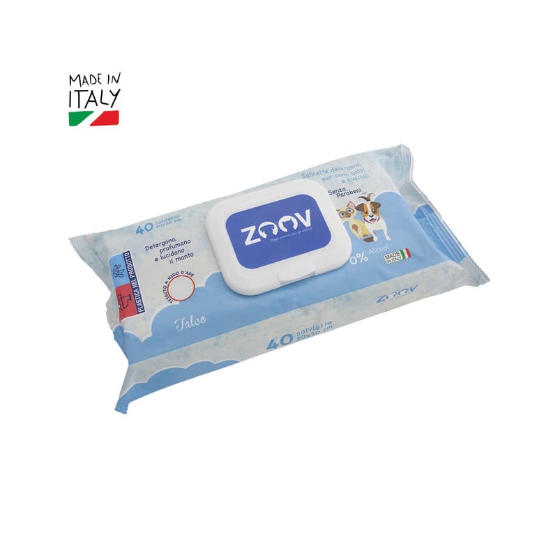 Zoov Salviettine Detergenti Talco PZ.40 12 Pezzi - 2
