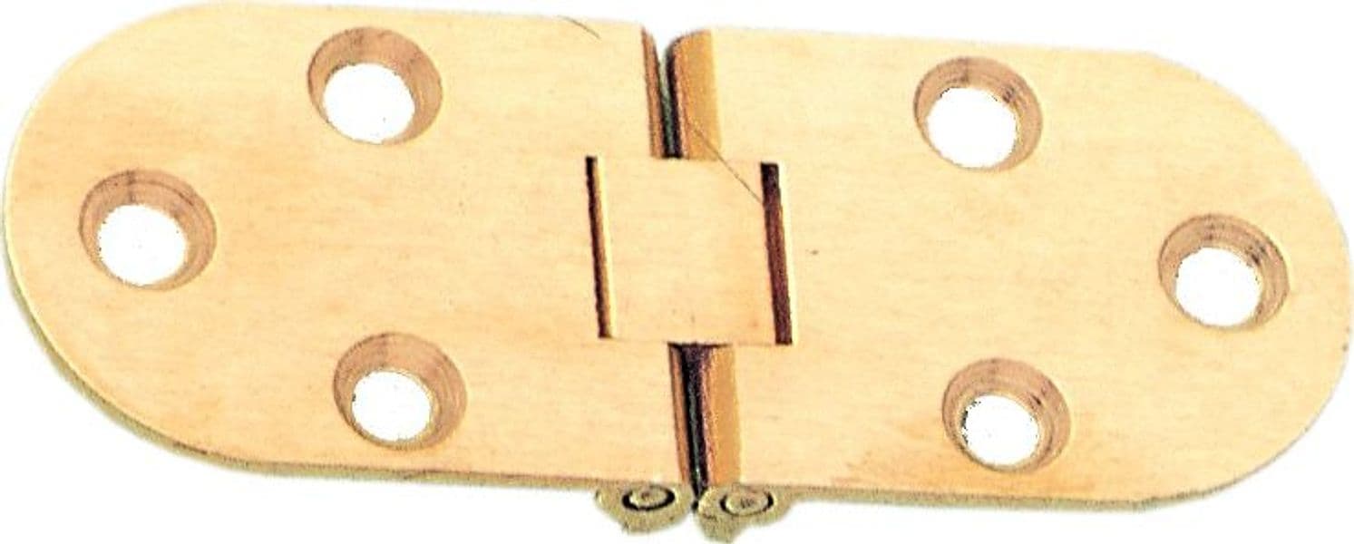 Cerniera a Biscotto con Fermo Ottone Mariva 6,0 Blister Bl 2 Pezzi - 2