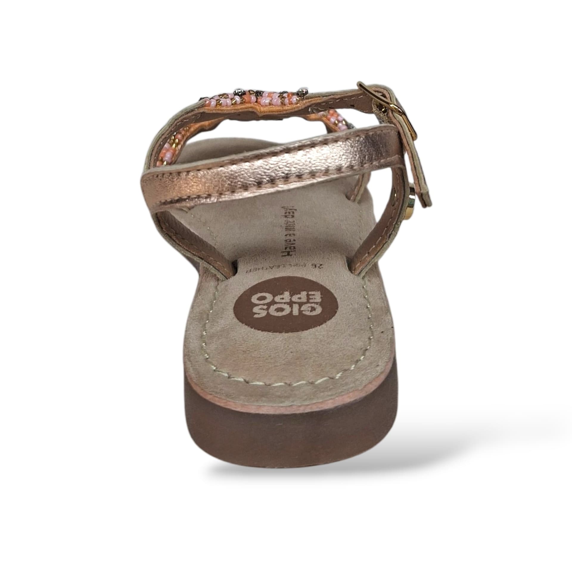 Sandali Bambina GIOSEPPO BARAGOI 78885 – Corallo in Pelle Premium | Fibia per un Look Solare e Vivace - 3