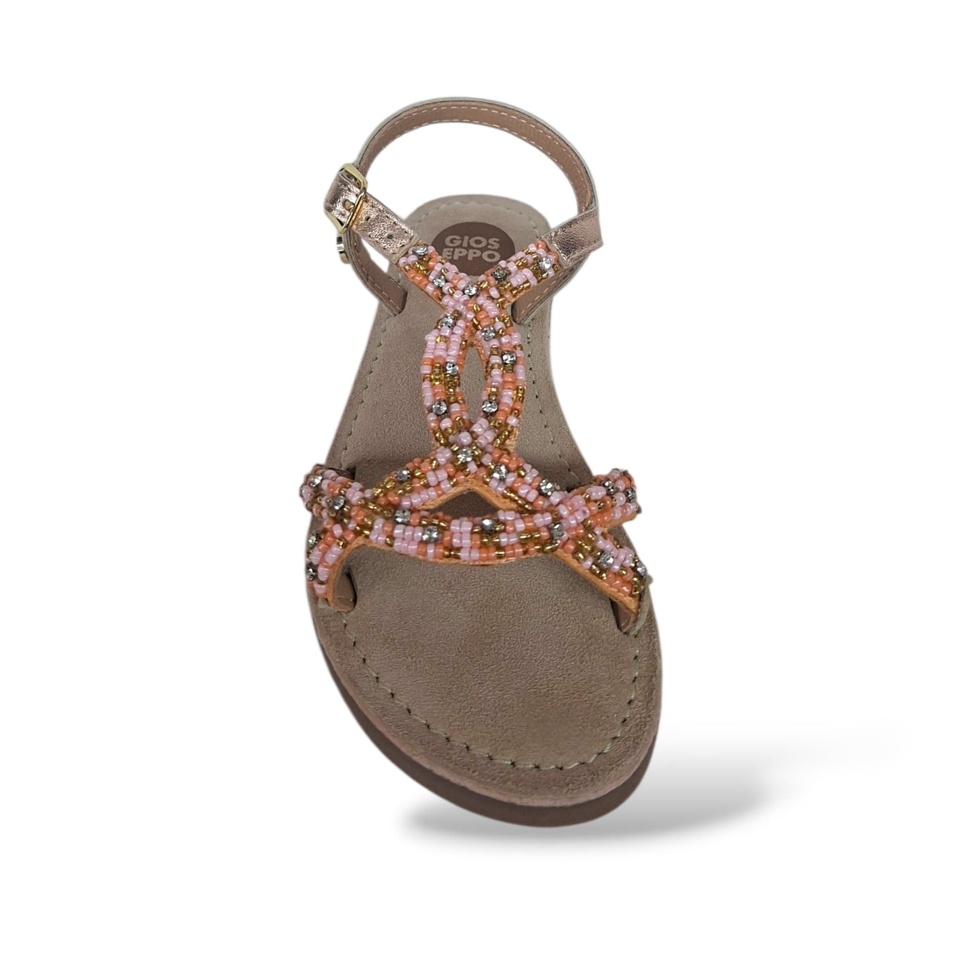 Sandali Bambina GIOSEPPO BARAGOI 78885 – Corallo in Pelle Premium | Fibia per un Look Solare e Vivace - 4