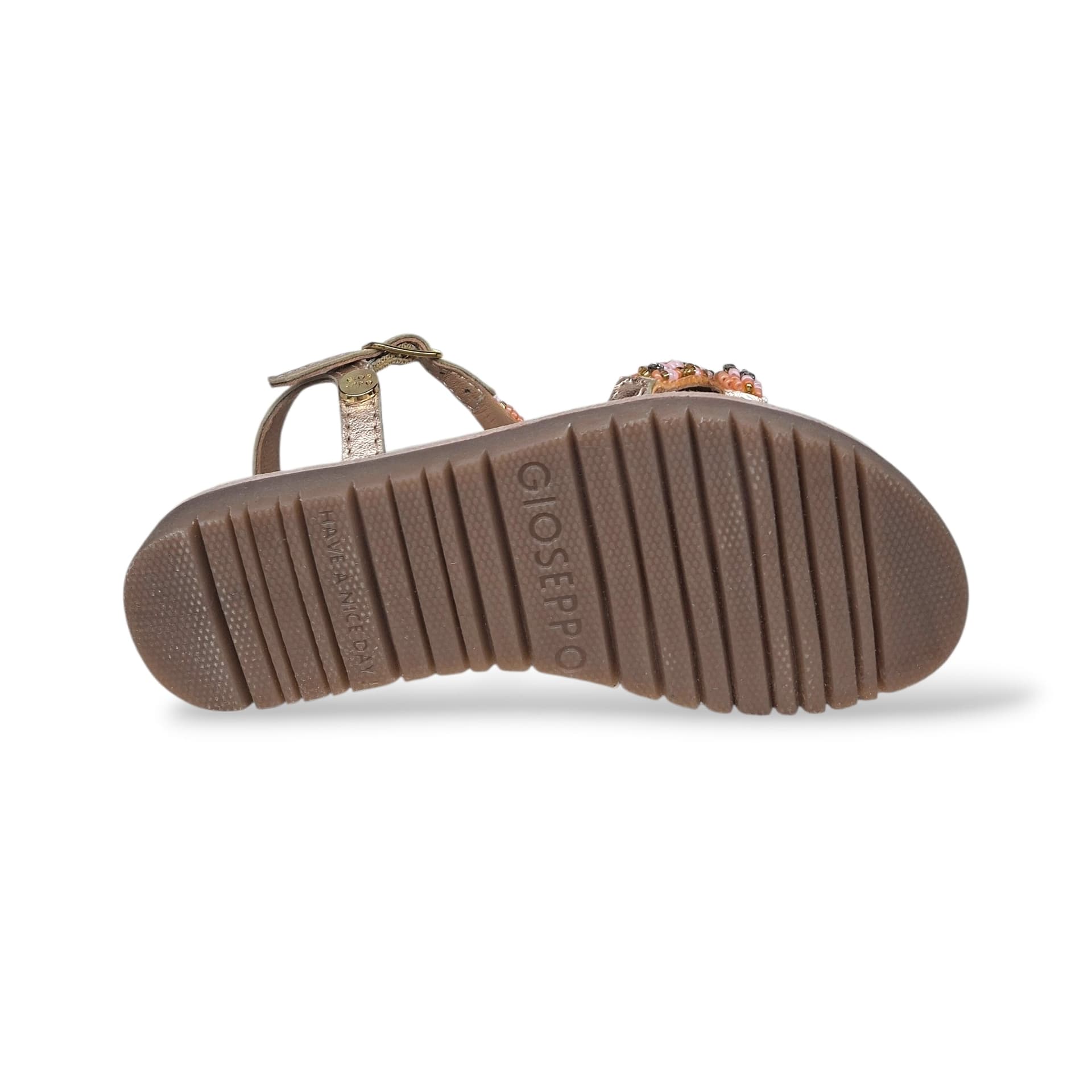 Sandali Bambina GIOSEPPO BARAGOI 78885 – Corallo in Pelle Premium | Fibia per un Look Solare e Vivace - 5