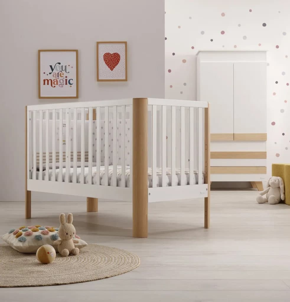 Culla-Lettino Azzurra Design Omnia Bianco-Naturale - 4