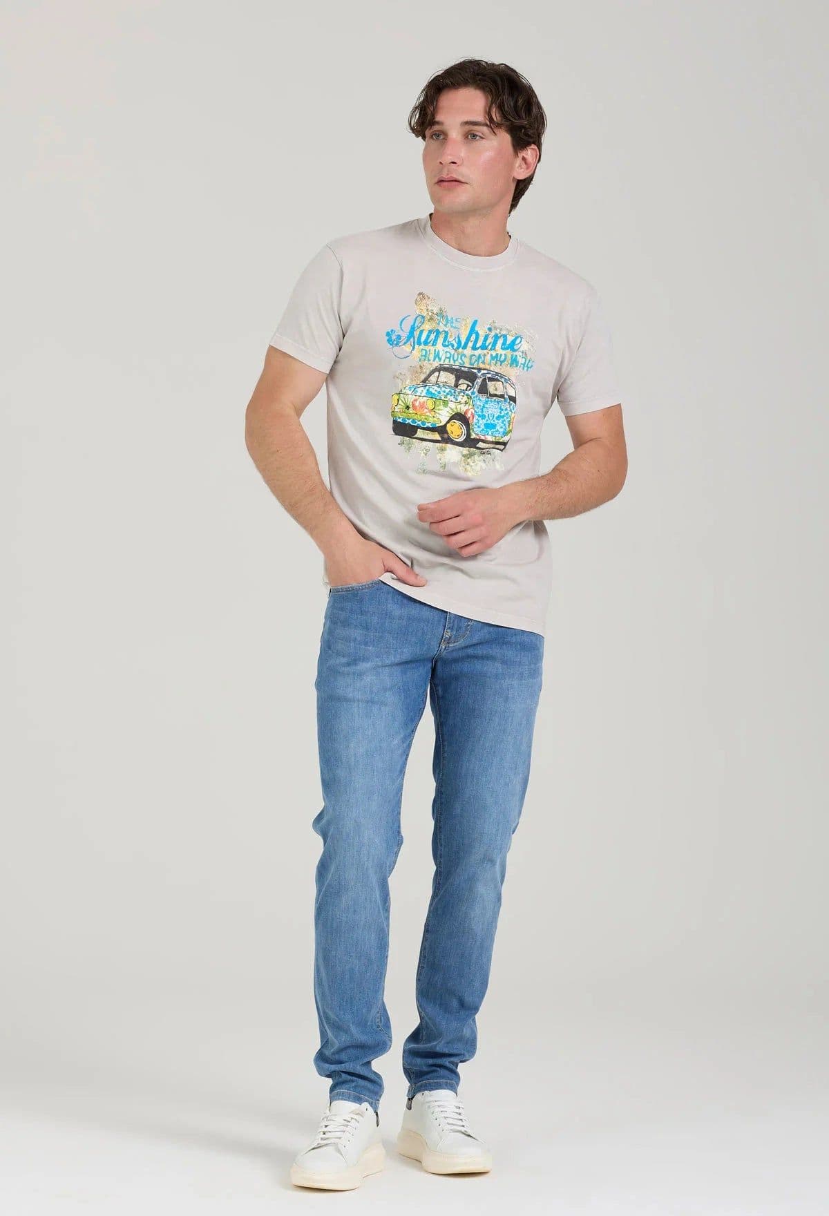 Adam denim slim lav medio