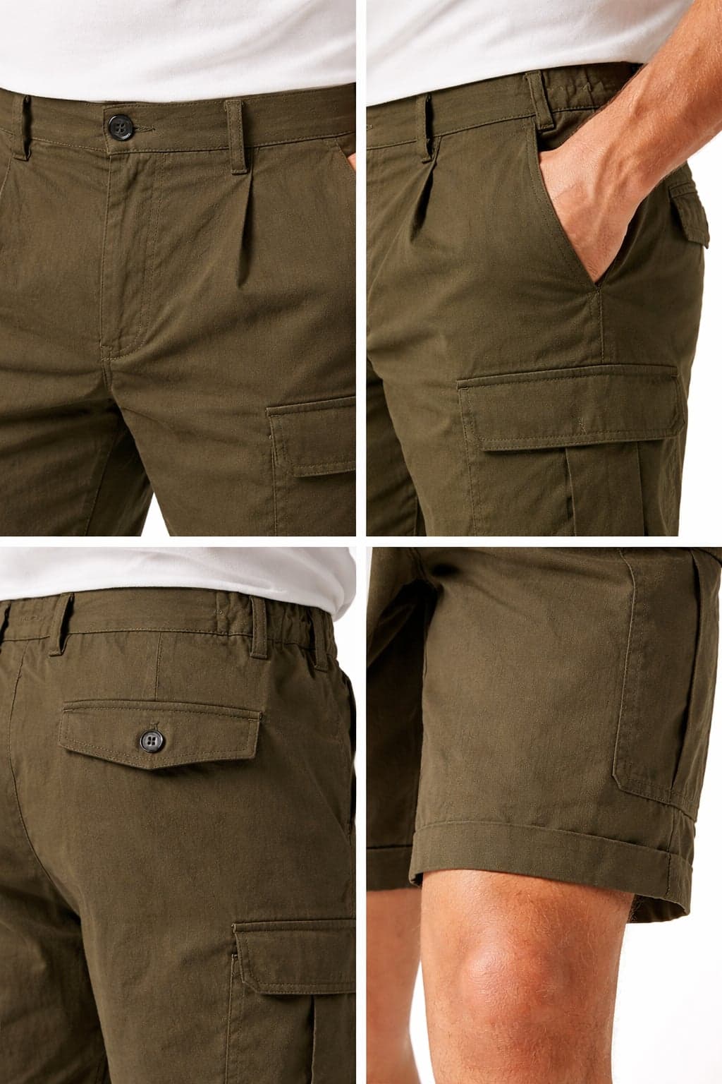 Bermuda pantalaccio cargo cotone supima - 3