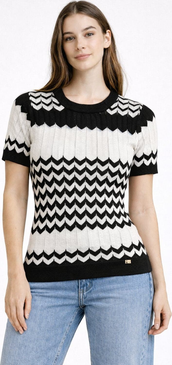 Maglia motivo chevron