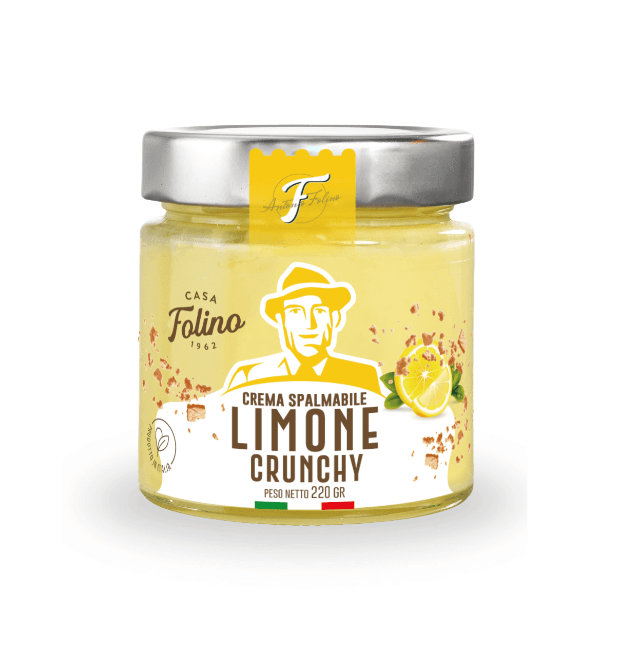 Crema Spalmabile al Limone Crunchy 220gr - 1