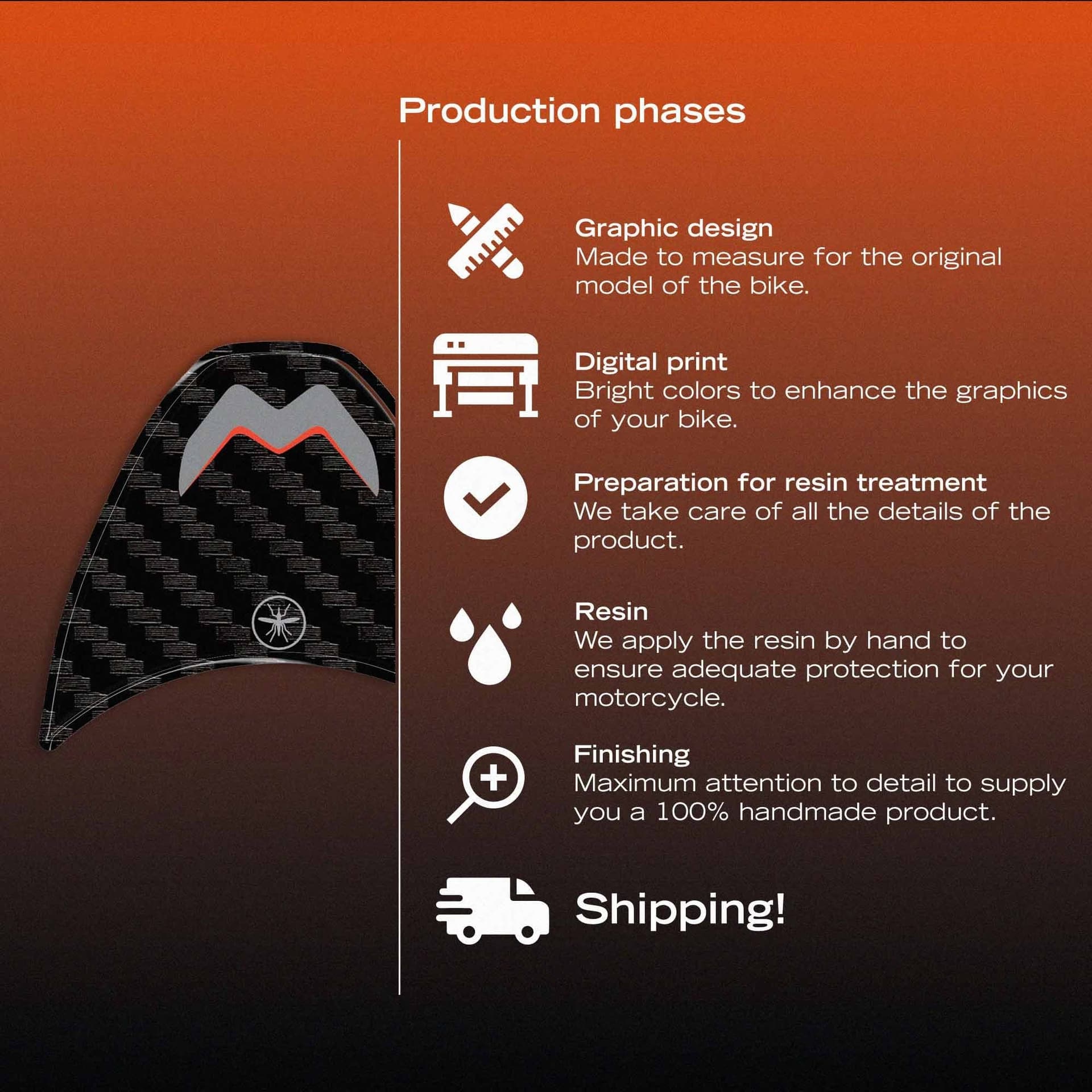 Adesivo 3D Protezione Zona Chiave moto compatibile con Ducati Monster V2 - 5