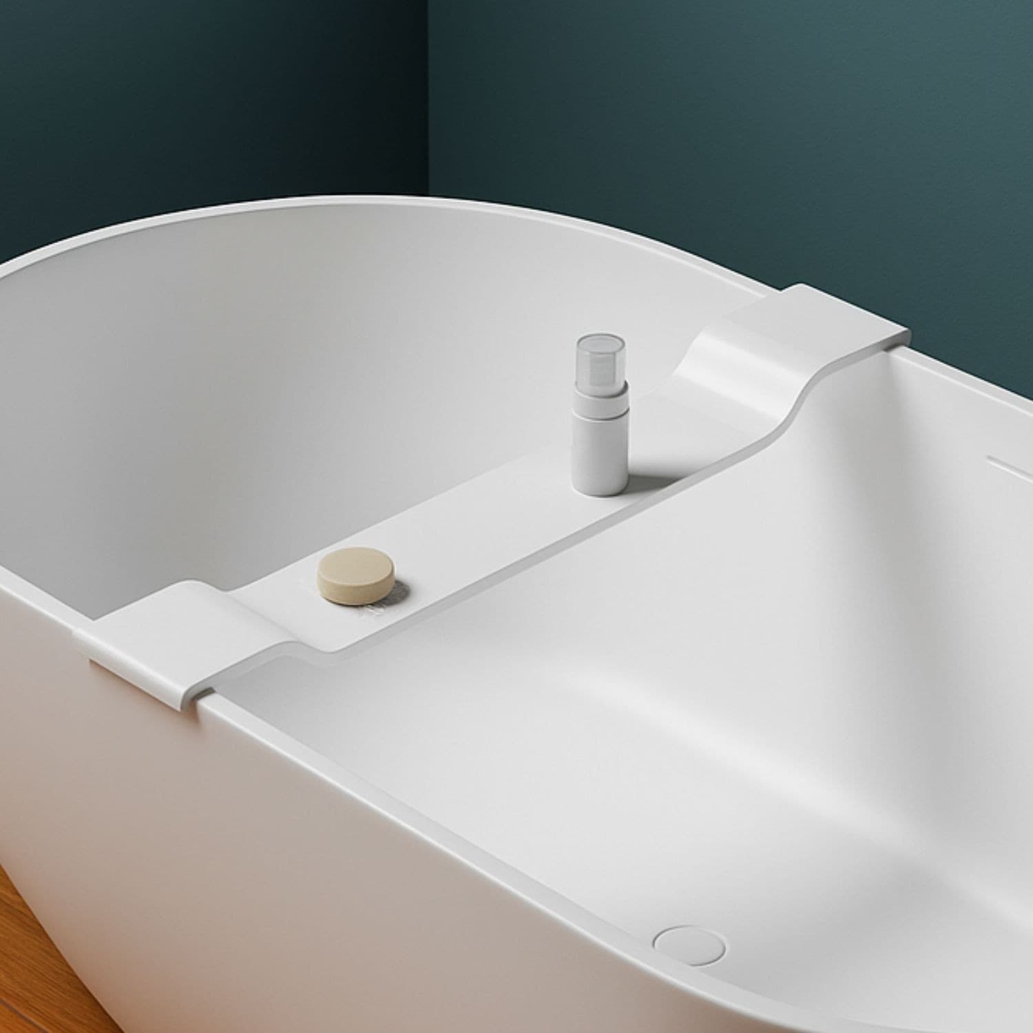 Sopravasca da Bagno Stand in Artificial Stone  Bianco Opaco Matt Ogomondo - 6