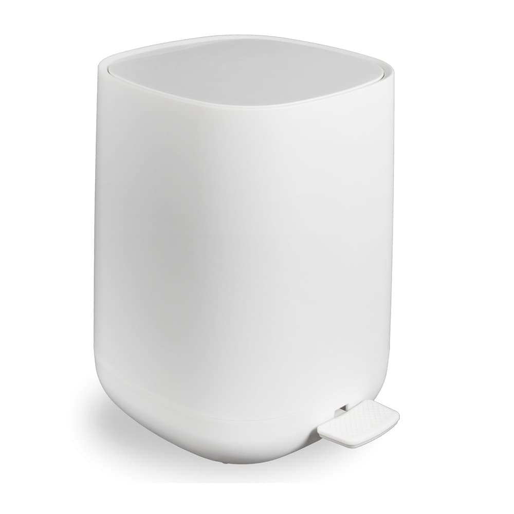 Ogomondo Cestino Fry per Bagno Soft Closing in ABS Bianco