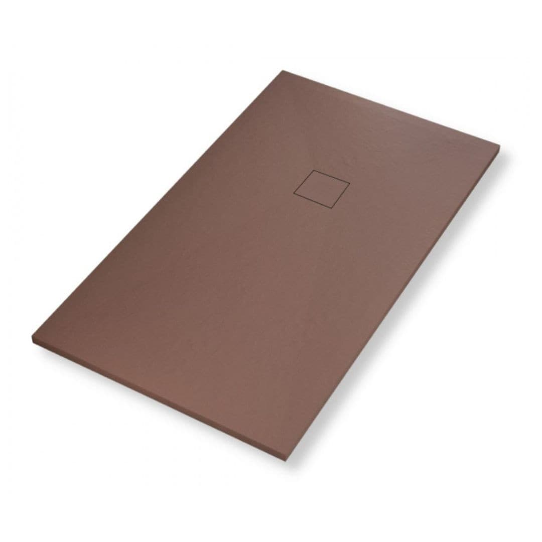 Piatto Doccia In Mineral Marmo Resina Antiscivolo Cacao - 37