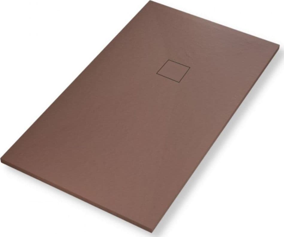 Piatto Doccia In Mineral Marmo Resina Antiscivolo Cacao - 19