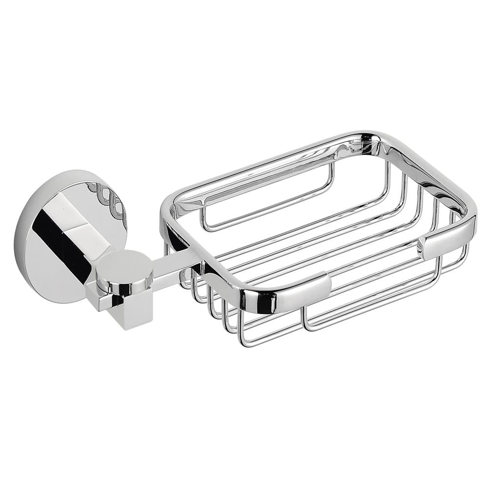 Griglia Porta Sapone a Parete da Bagno Margherita in Ottone Cromato - 2