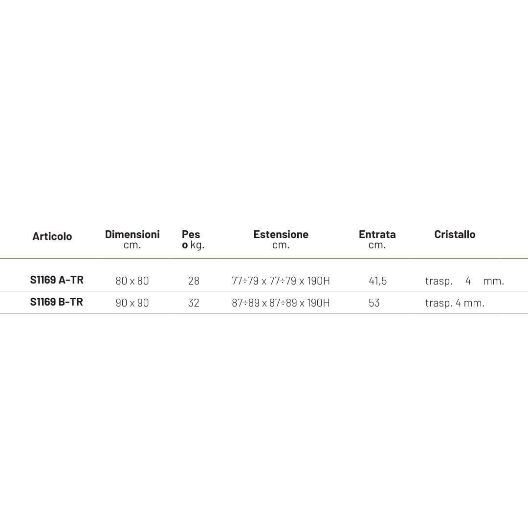 Ogomondo Box Doccia Semicircolare con ante scorrevoli Cristallo Temprato 4 millimetri TRASPARENTE - 4