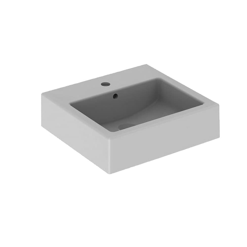 Pozzi Ginori Lavabo Bianco Closer  60 con Bacino Rettangolare  Made in Italy - 3