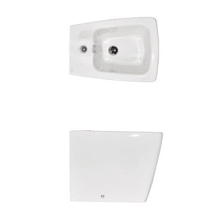 Bidet Althea Oceano a Pavimento Bianco - 2