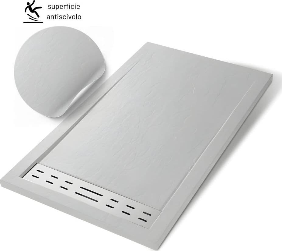 Piatto Doccia Mineral Marmo Resina Antiscivolo h 4 cm - 4