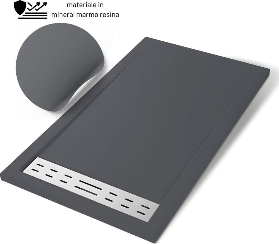 Piatto Doccia Mineral Marmo Resina Antiscivolo h 4 cm - 8