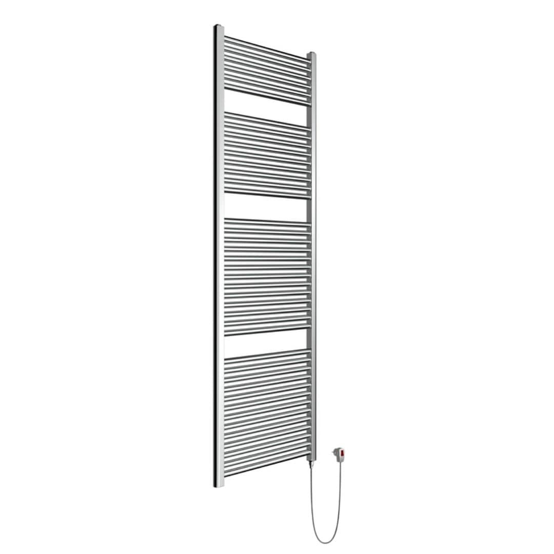 Termoarredo Bagno scaldasalviette ELETTRICO calorifero termosifone cromo lucido - 13