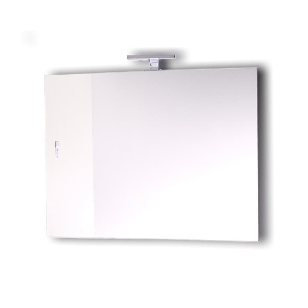 Mobile da bagno sospeso Spring  Cenere con lavabo specchio MADE IN ITALY - 4