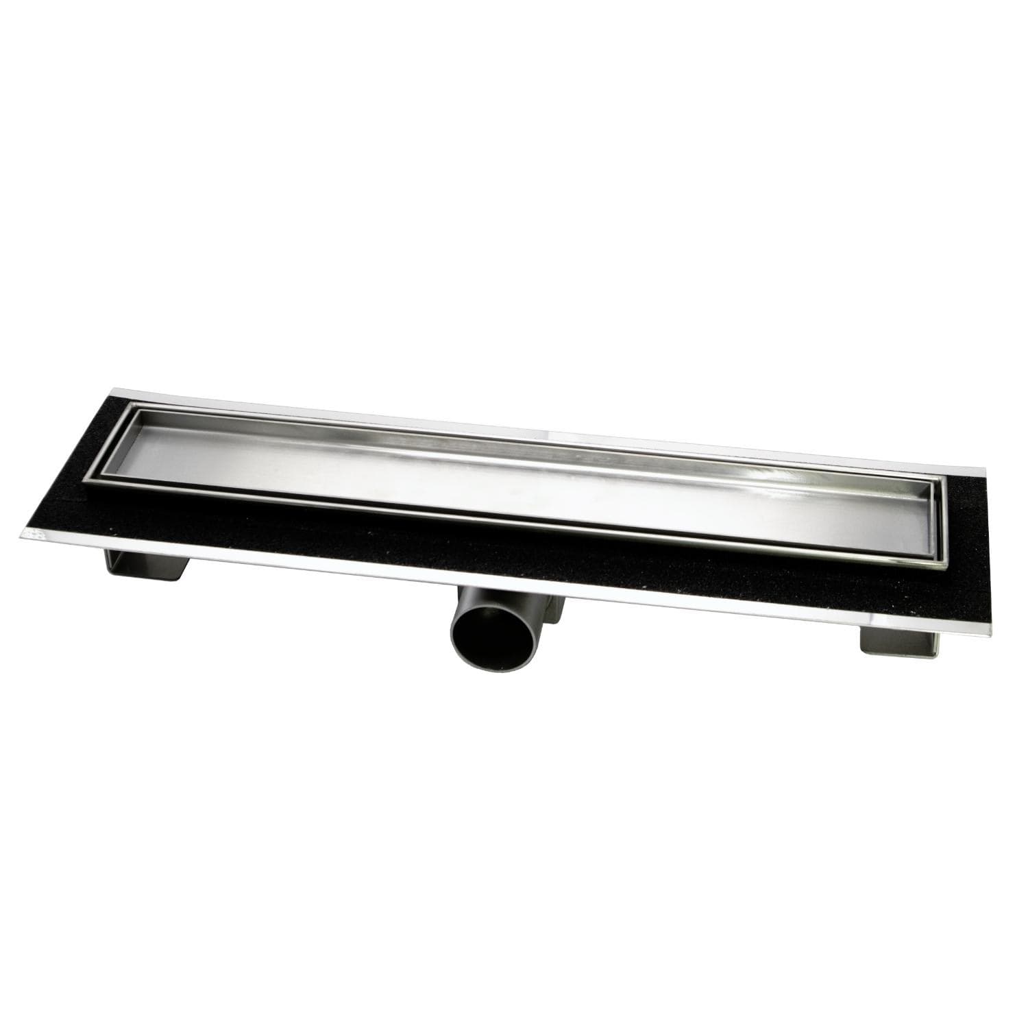 Canale Canaletta Pavimento Lineare Scarico Doccia Full Inox Mattonella Canalina - 5