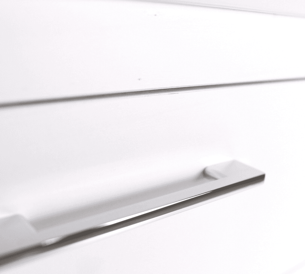 Mobile da bagno sospeso Spring  Bianco con lavabo specchio MADE IN ITALY - 2