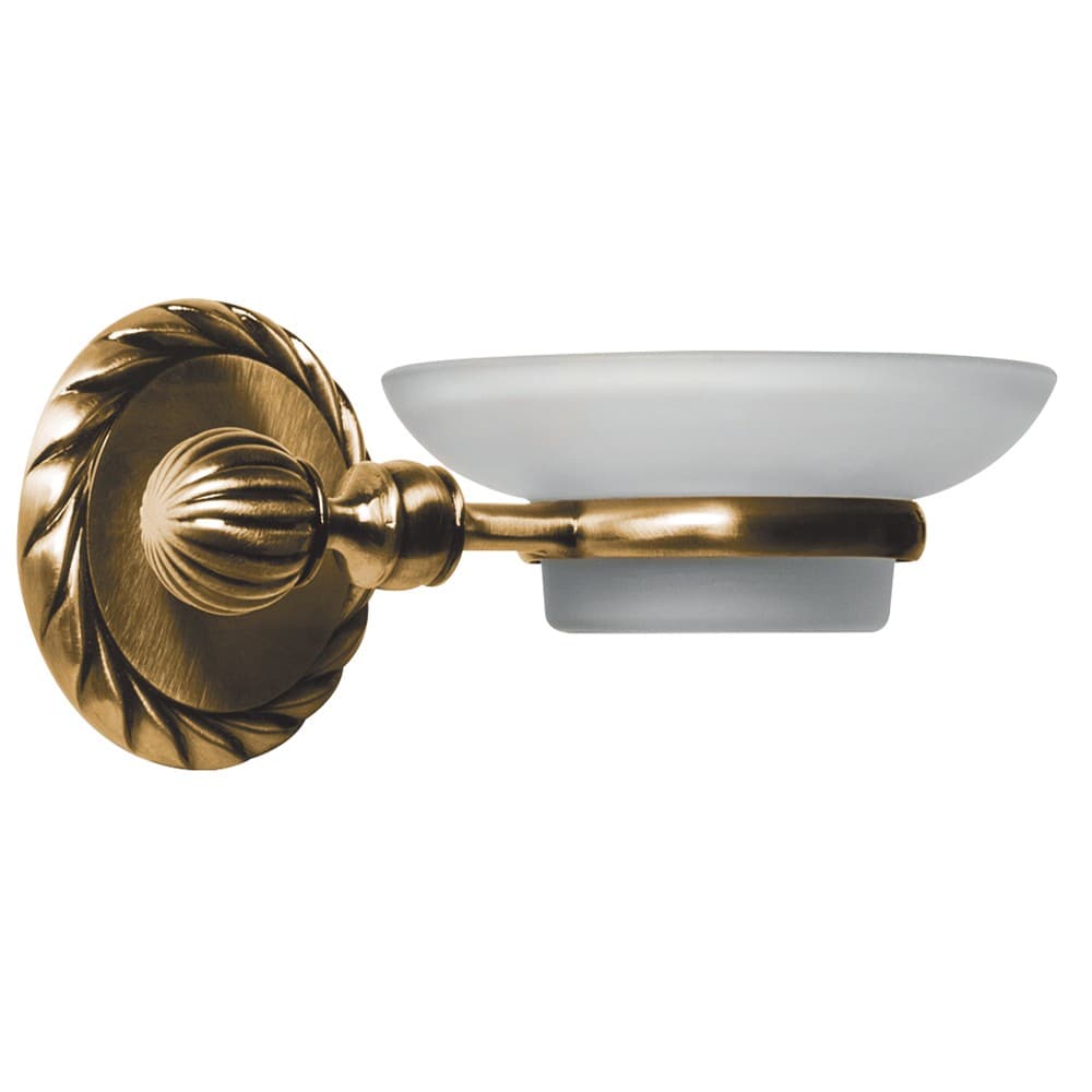 Porta Sapone Saponetta a Parete da Bagno Ottone Bronzato Accessori Alta Qualità - 2