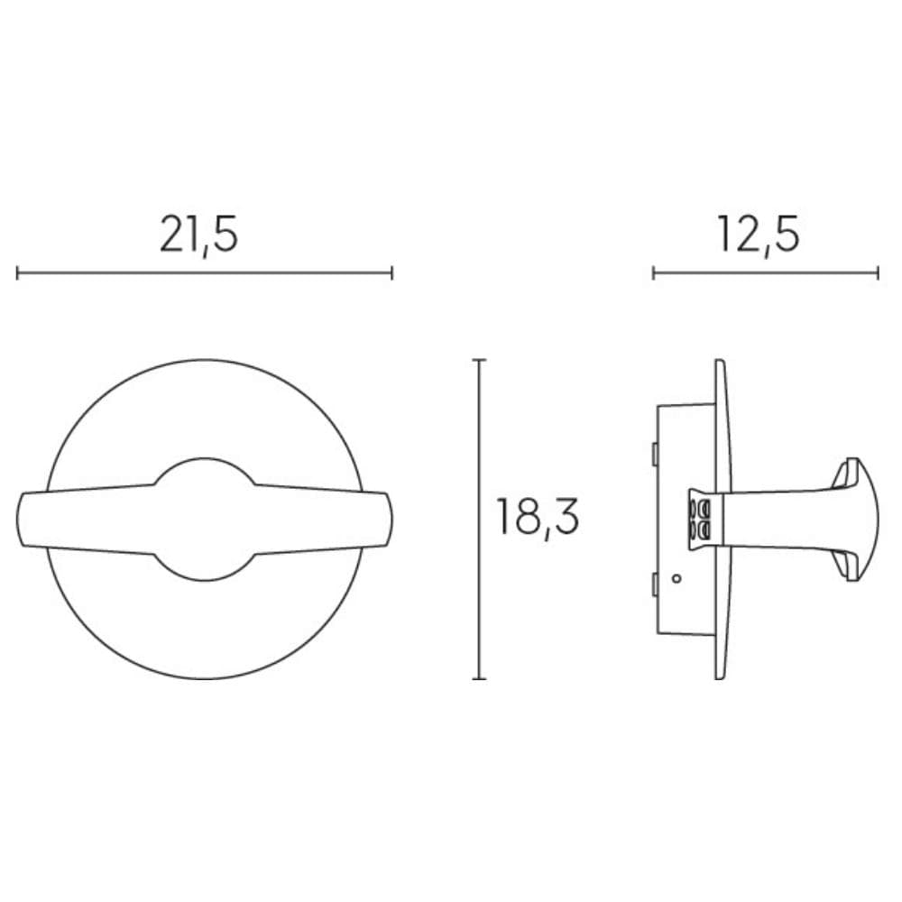 Plafoniera Applique Pavillon Led 12W 1000 Lumen 4000K - 2