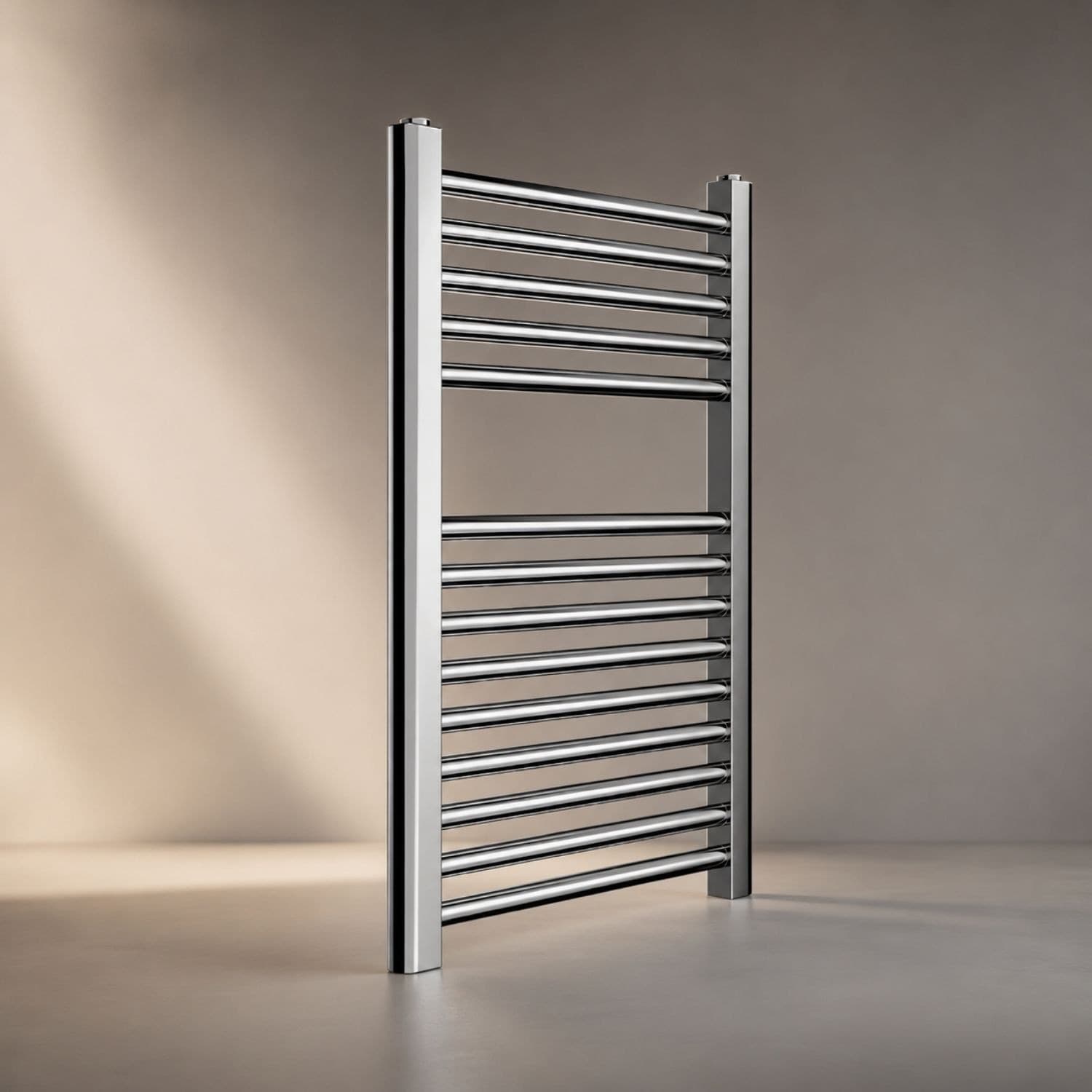 Termoarredo Bagno Cromato In Acciaio Per Scaldasalviette - 22