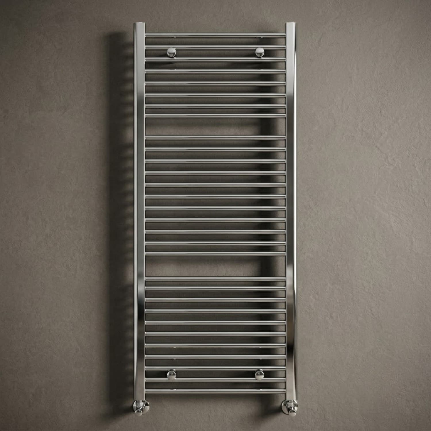 Termoarredo Bagno Cromato In Acciaio Per Scaldasalviette - 48