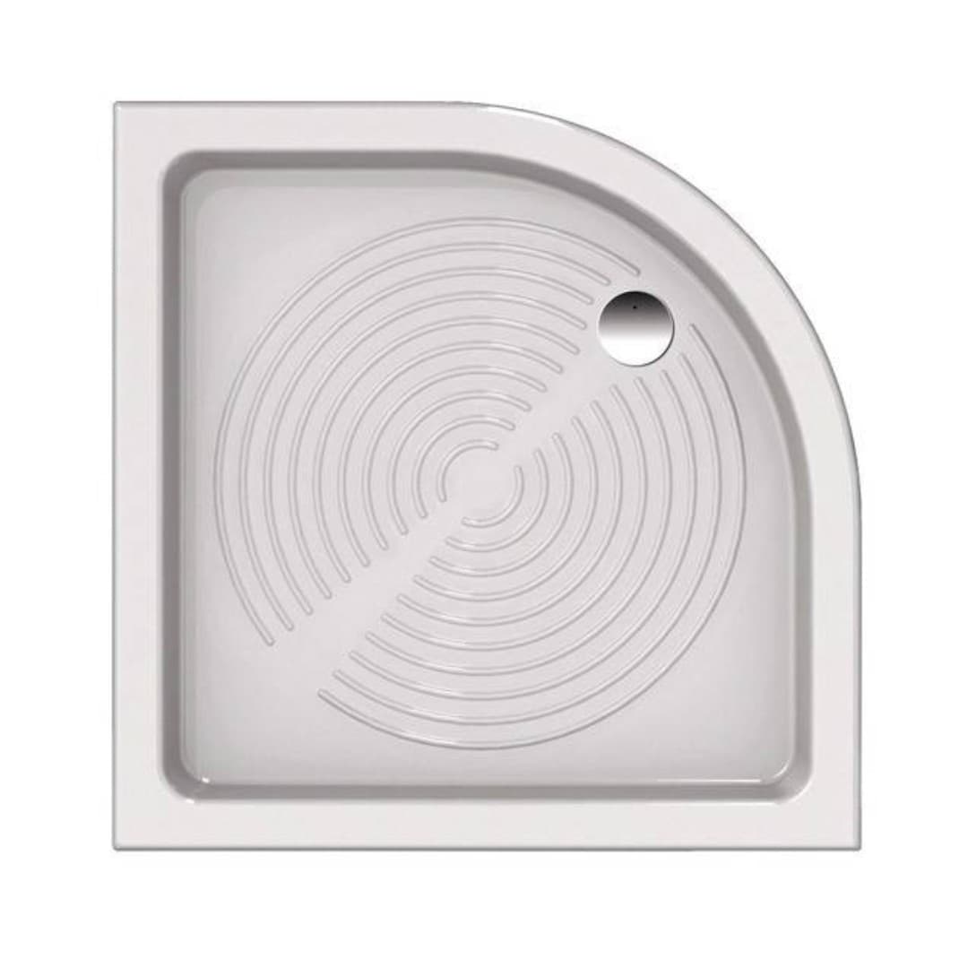 Piatto doccia in Porcellana Altezza 10 cm Bianco Quadrato o Rettangolare o Semicircolare - 14