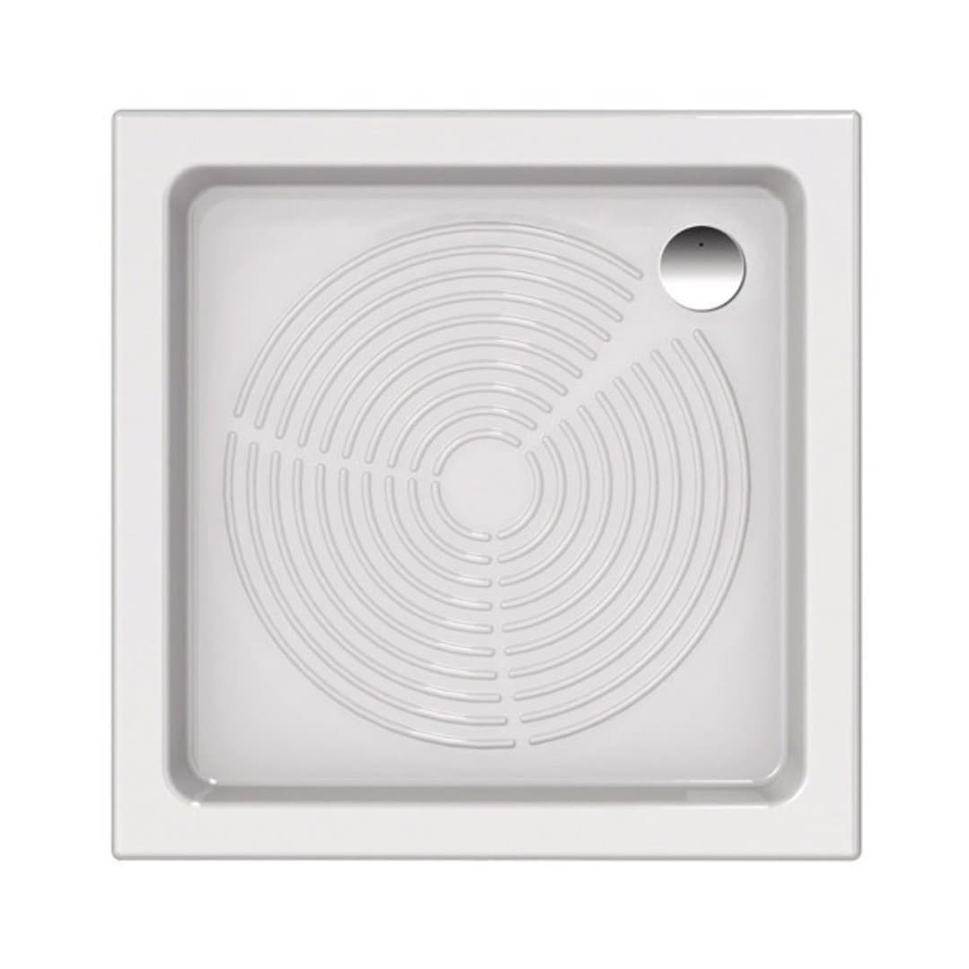 Piatto doccia in Porcellana Altezza 10 cm Bianco Quadrato o Rettangolare o Semicircolare - 17
